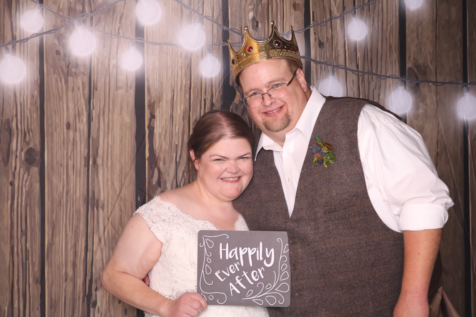 Rustic Utah Wedding Photo Booth