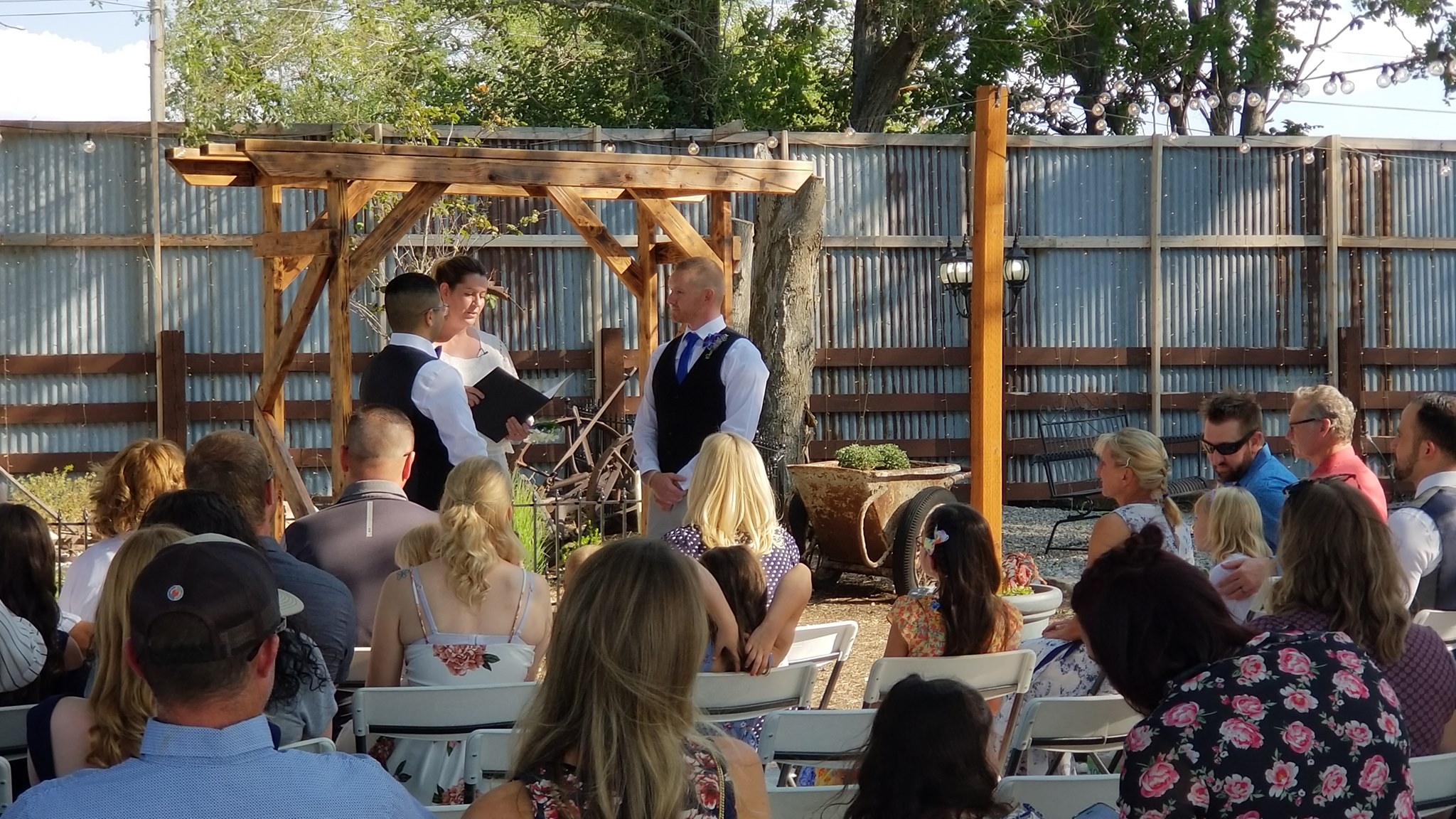Coulter House Stansbury Park Utah Wedding Ceremony